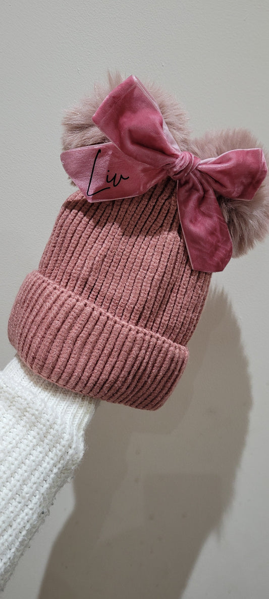 Personalised Pom Pom Hat