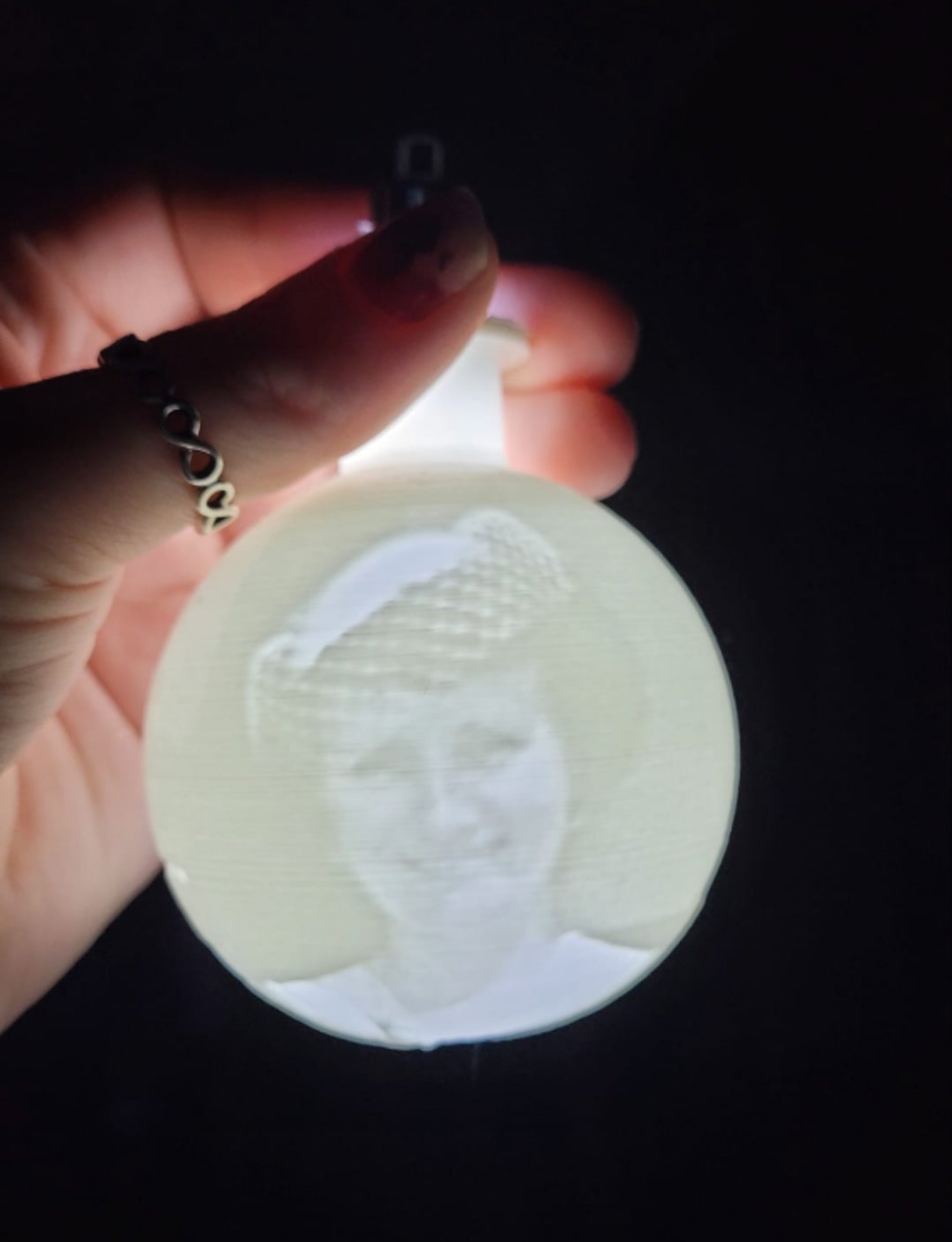 3D Photo Light Up Bauble