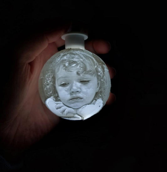 3D Photo Light Up Bauble