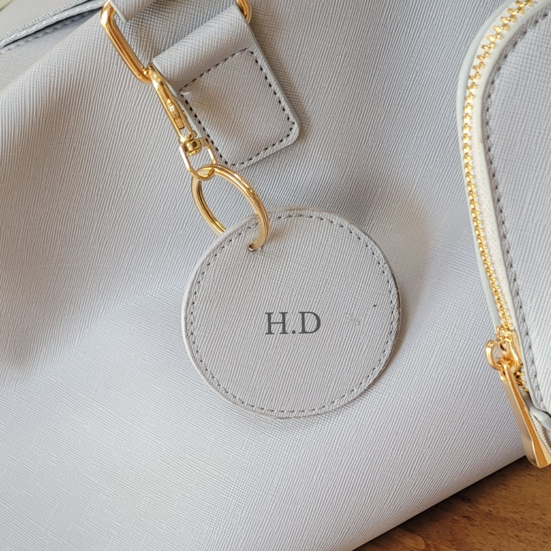 Leather Look Clip Bag Charm