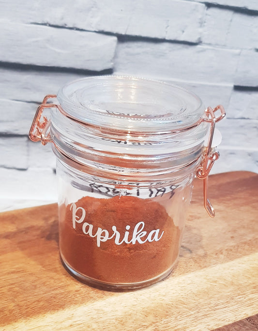 Spice Jars Clip Lock