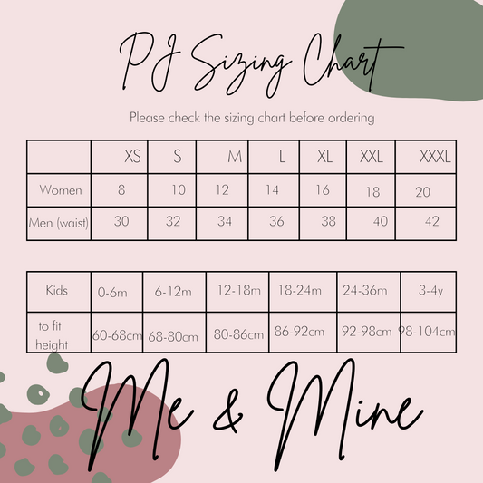 Personalised Family Pyjamas