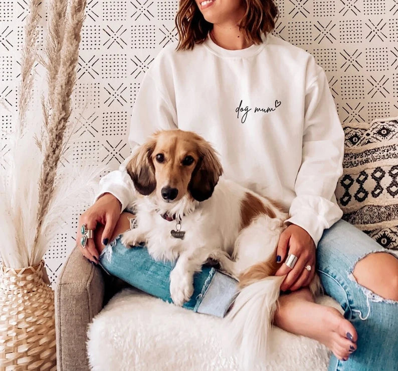 Dog mum sweatshirt sales