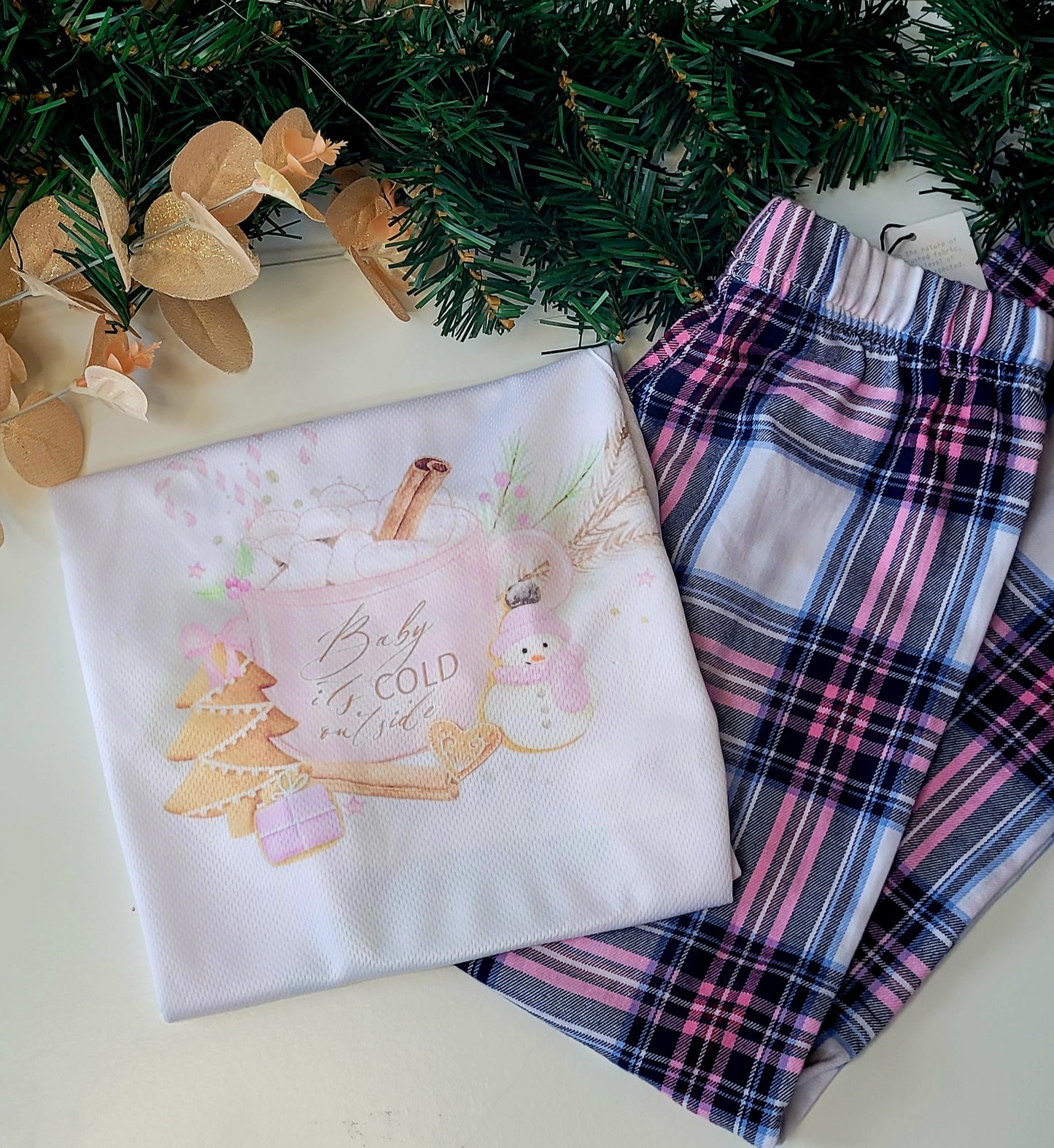 Personalised Family Pyjamas-Baby It's Cold Outside
