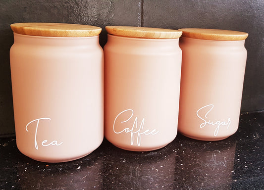 Bamboo Lid Canisters