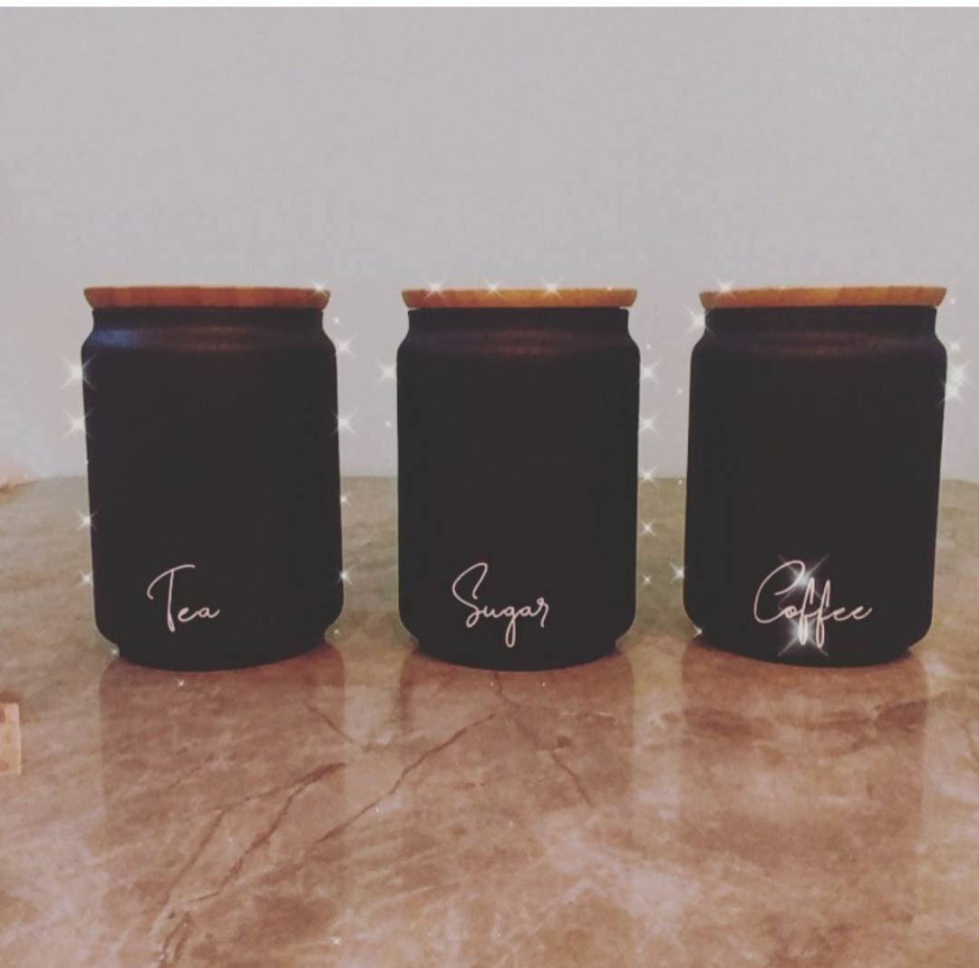 Bamboo Lid Canisters