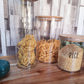 Plastic Jars with Bamboo Lid