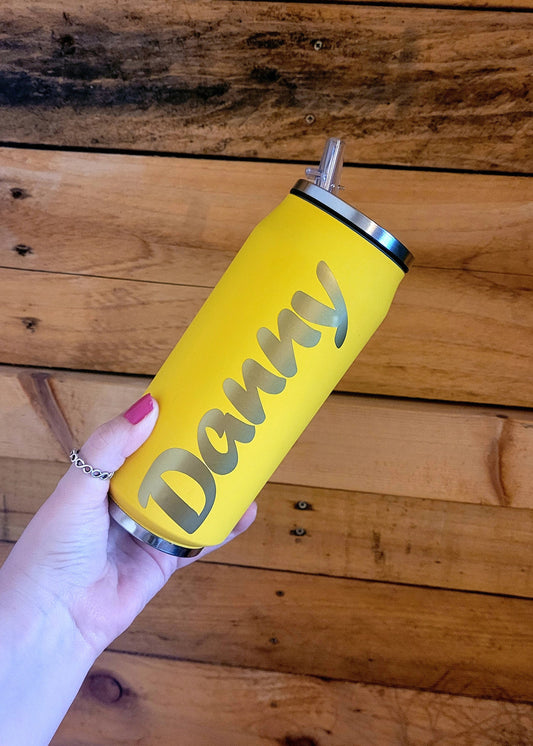 Tumbler Flask with Straw
