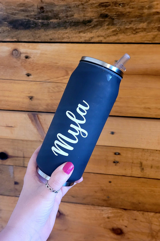 Tumbler Flask with Straw